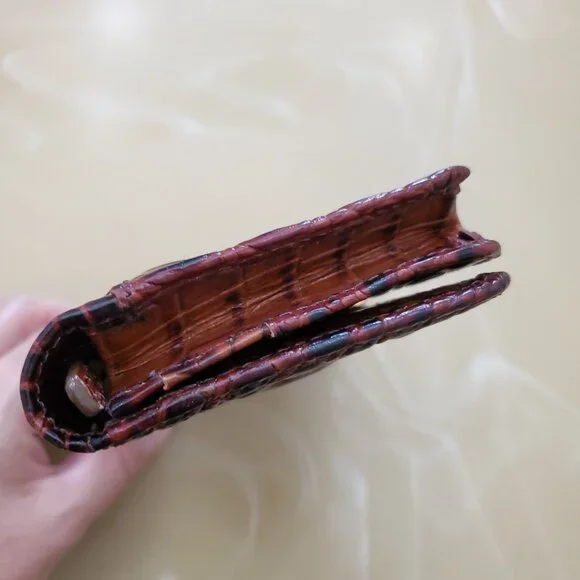 Brahmin Debra Wallet Wristlet in Classic Pecan Melbourne - Picture 16 of 16